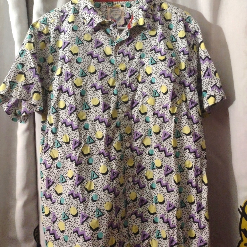 80s Print Hawaiian Shirt